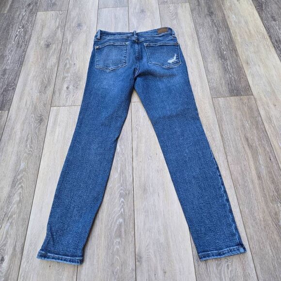 Judy Blue Distressed Ripped skinny jeans size 28 high waisted STYLE# JB88322 - Picture 3 of 12